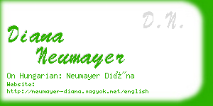 diana neumayer business card